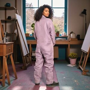 US Atomic Energy Parallsilk Undersuit Purple Coveralls, Men's XS-L